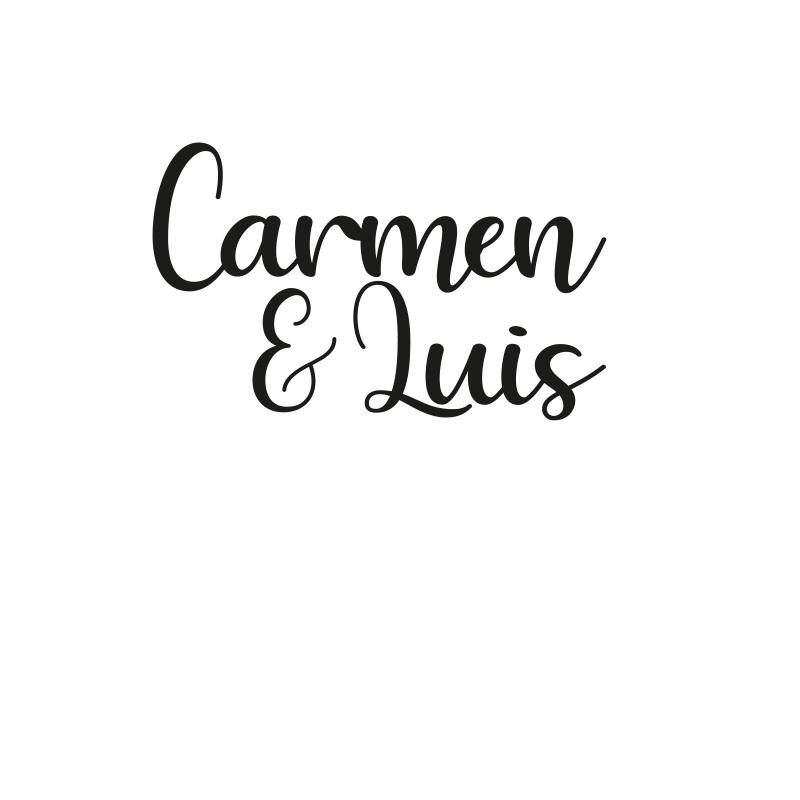 COUPLE'S NAME WEDDING