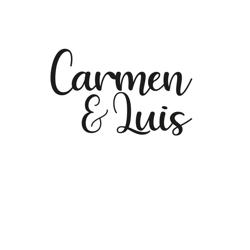 COUPLE'S NAME WEDDING