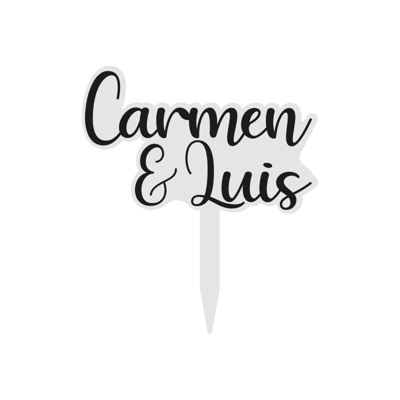 COUPLE'S NAME WEDDING