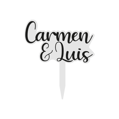 COUPLE'S NAME WEDDING