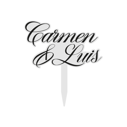 COUPLE'S NAME WEDDING