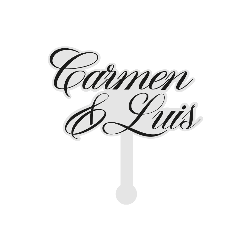 COUPLE'S NAME WEDDING