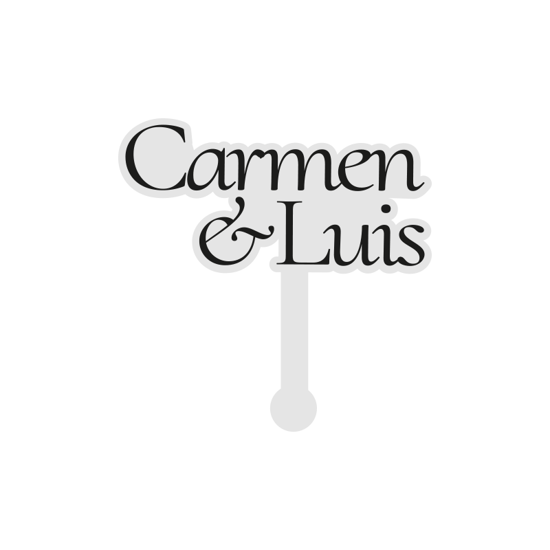 COUPLE'S NAME WEDDING