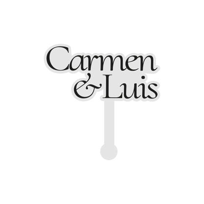 COUPLE'S NAME WEDDING